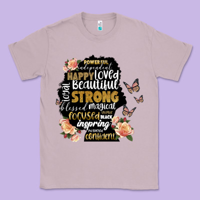 Black Woman Silhouette Classic Tee Designed By Artiststas