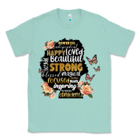 Seafoam black woman silhouette Classic Tee - Artiststas