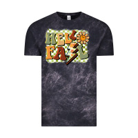 Cloud Black groovy hello fall Vintage Tee - BarkalooDesign
