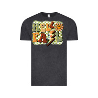 Vintage Black groovy hello fall Vintage Tee - BarkalooDesign