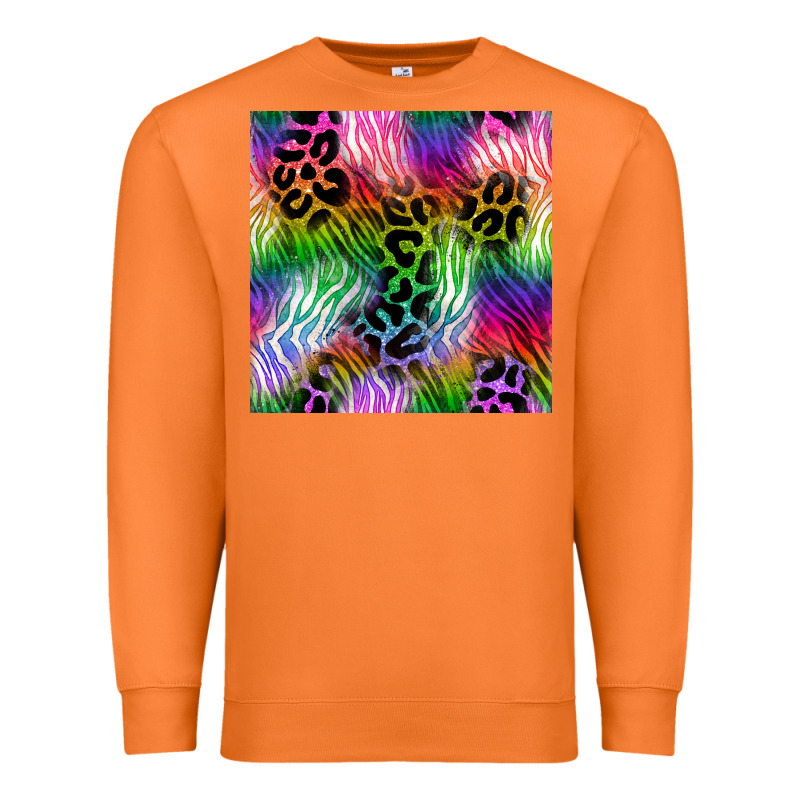 Neon Safari Seamless Pattern 2 Premium Sweatshirt by BundleAndBundleShop | Teevron