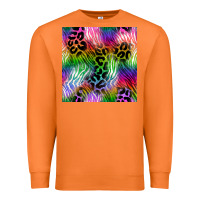 Carrot neon safari seamless pattern 2 Premium Sweatshirt - BundleAndBundleShop