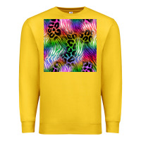 Lemon neon safari seamless pattern 2 Premium Sweatshirt - BundleAndBundleShop