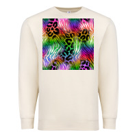 Sandshell neon safari seamless pattern 2 Premium Sweatshirt - BundleAndBundleShop