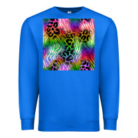 True Royal neon safari seamless pattern 2 Premium Sweatshirt - BundleAndBundleShop
