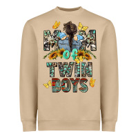 Mushroom mom of twin boys mother's day Heavyweight Sweatshirt - CowGirlArtShop