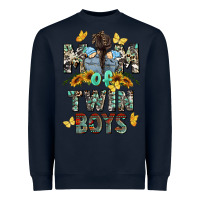 Navy mom of twin boys mother's day Heavyweight Sweatshirt - CowGirlArtShop