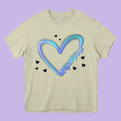 Mamaw Heavy Core Tee Designed By Maliassmallbusiness