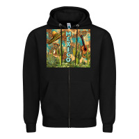 Black Mexico Zipper Hoodie - FaDigitalArtStudio