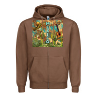 Chestnut Mexico Zipper Hoodie - FaDigitalArtStudio