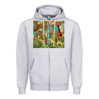 Heather Grey Mexico Zipper Hoodie - FaDigitalArtStudio
