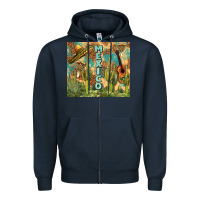 Navy Mexico Zipper Hoodie - FaDigitalArtStudio