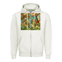 Oatmeal Heather Mexico Zipper Hoodie - FaDigitalArtStudio