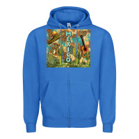 True Royal Mexico Zipper Hoodie - FaDigitalArtStudio