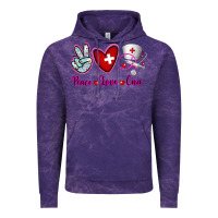Cloud Purple Peace Love Cna Vintage Hoodie - RanaPortraitStore