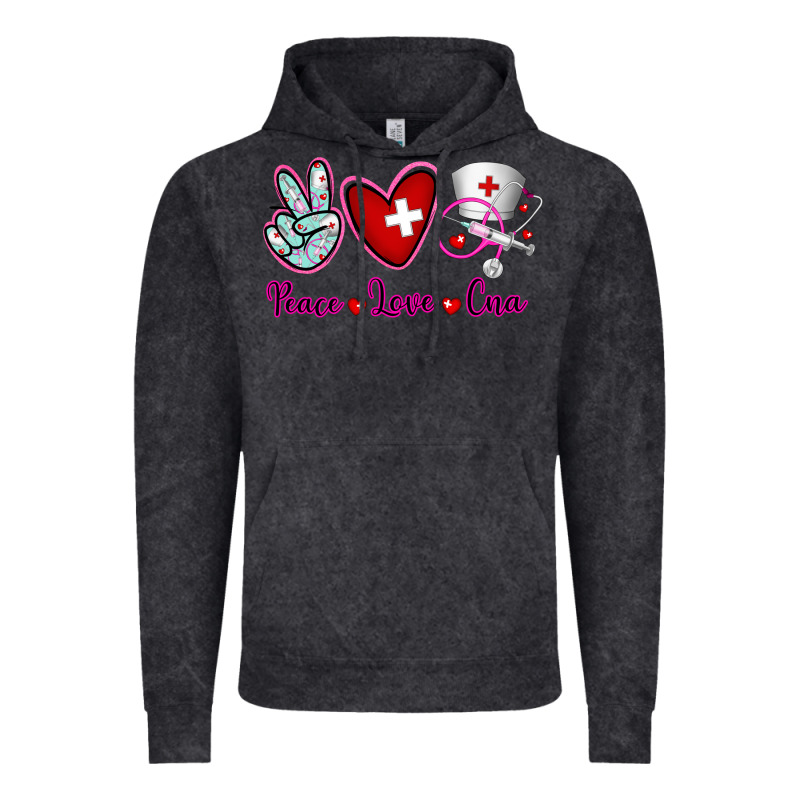 Peace Love Cna Vintage Hoodie by RanaPortraitStore | Teevron