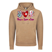Vintage Coffee Peace Love Cna Vintage Hoodie - RanaPortraitStore