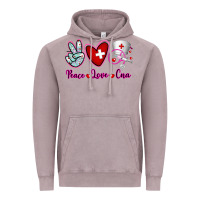 Vintage Zinc Peace Love Cna Vintage Hoodie - RanaPortraitStore