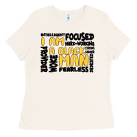 Bone i am a black man Ladies Tee - MaliasSmallBusiness