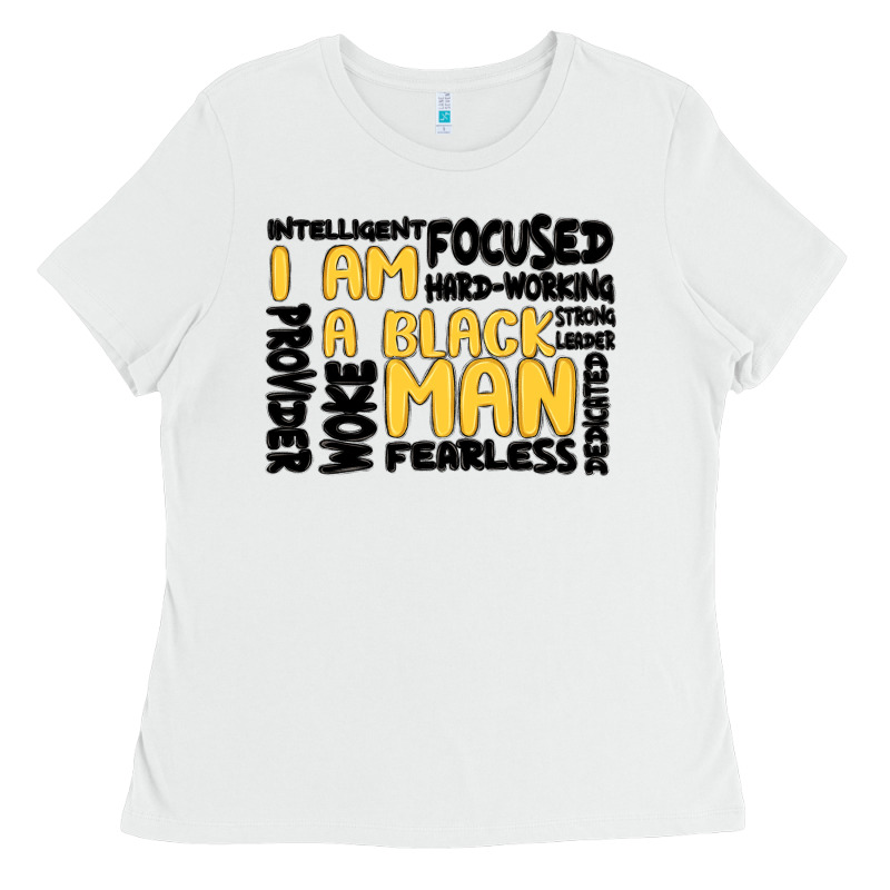 I Am A Black Man Ladies Tee by MaliasSmallBusiness | Teevron