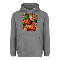 Storm Halloween Pumpkins Heavyweight Hoodie - BundleAndBundleShop