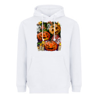 Halloween Pumpkins Heavyweight Hoodie | Teevron