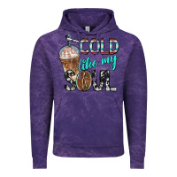 Cloud Purple cold like my soul with coffee Vintage Hoodie - BarkalooDesign
