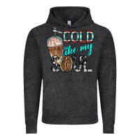 Vintage Black cold like my soul with coffee Vintage Hoodie - BarkalooDesign