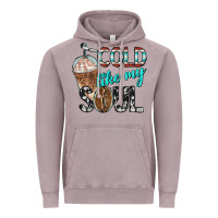 Vintage Zinc cold like my soul with coffee Vintage Hoodie - BarkalooDesign