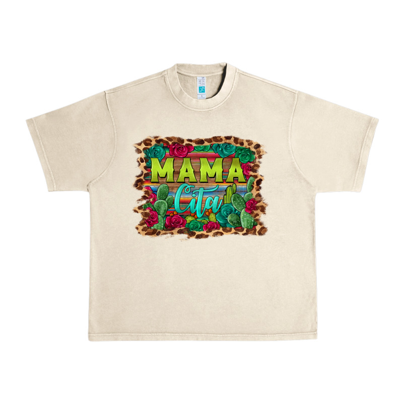 Mama Cita Serape Background Urban Heavy Tee by BarkalooDesign | Teevron