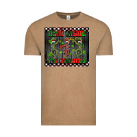 Vintage Coffee dead inside but it's Christmas dancing skeletons Vintage Tee - BarkalooDesign
