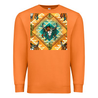 Carrot native american aztec seamless pattern Premium Sweatshirt - BundleAndBundleShop