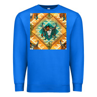 True Royal native american aztec seamless pattern Premium Sweatshirt - BundleAndBundleShop