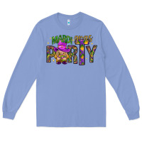 Colony Blue Mardi Gras party Long Sleeve Tee - NancyCooperArtShop