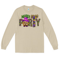 Mushroom Mardi Gras party Long Sleeve Tee - NancyCooperArtShop