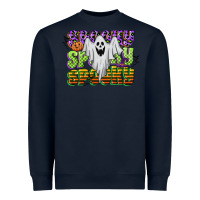 Navy spooky spooky spooky Heavyweight Sweatshirt - CowGirlArtShop