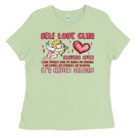 Matcha self love club Ladies Tee - MaliasSmallBusiness