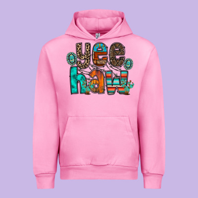 Yee Haw Urban Hoodie Designed By Racoondesign