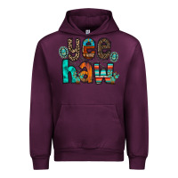 Mauve Wine yee haw Urban Hoodie - RacoonDesign