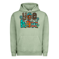 Pigment Oil Green yee haw Urban Hoodie - RacoonDesign