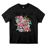 Black less of me more of him Heavy Core Tee - MaliasSmallBusiness