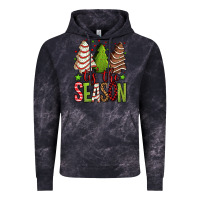 Cloud Black tis the season christmas cakes Vintage Hoodie - Jasminsmagicworld
