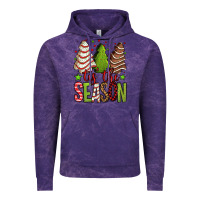 Cloud Purple tis the season christmas cakes Vintage Hoodie - Jasminsmagicworld