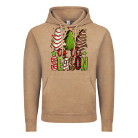 Vintage Coffee tis the season christmas cakes Vintage Hoodie - Jasminsmagicworld