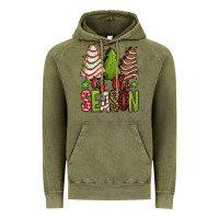 Vintage Olive tis the season christmas cakes Vintage Hoodie - Jasminsmagicworld