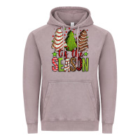 Vintage Zinc tis the season christmas cakes Vintage Hoodie - Jasminsmagicworld