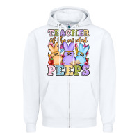Easter Day Teacher Of The Sweetest Peeps Zipper Hoodie | Teevron