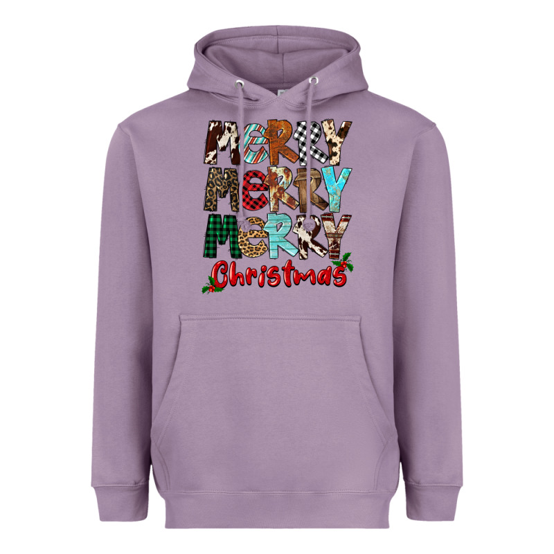 Merry Christmas Heavyweight Hoodie by FaDigitalArtStudio | Teevron