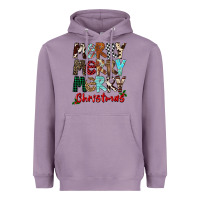 Lavender Merry Christmas Heavyweight Hoodie - FaDigitalArtStudio