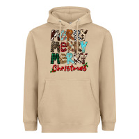 Mushroom Merry Christmas Heavyweight Hoodie - FaDigitalArtStudio